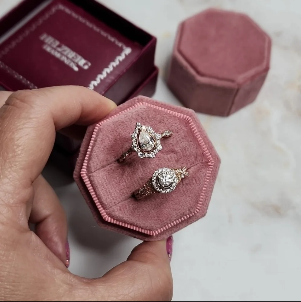 Zac Posen 1 Ct. Tw. Diamond Engagement Ring 14K Rose Gold